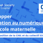 La CNIL et le collectif Educnum appellent les pouvoirs publics à développer l’éducation au numérique dès l’école maternelle